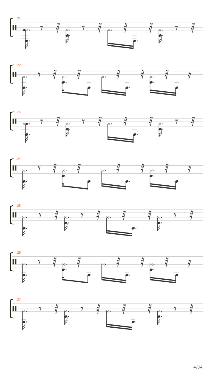 Punkaddidle吉他谱