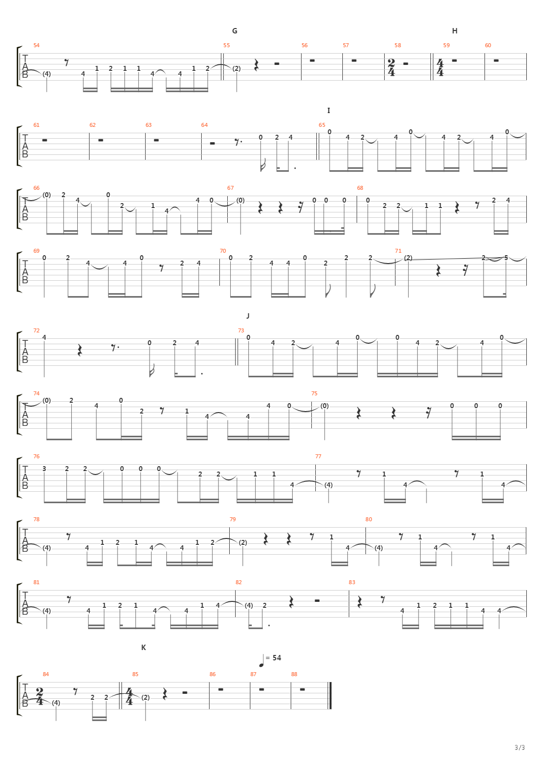 Bokura No Oto吉他谱