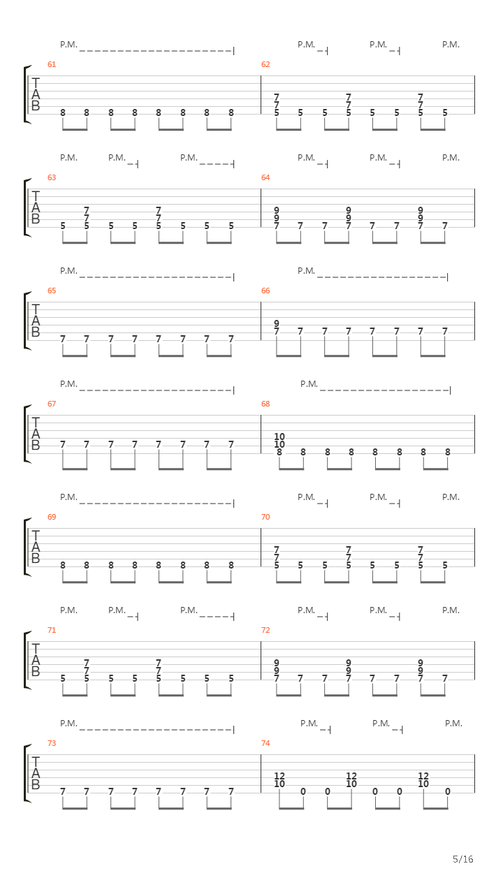 No Turning Back吉他谱