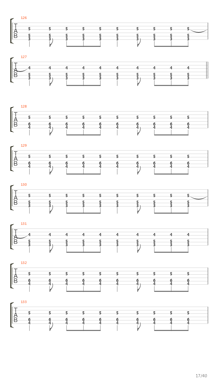 As Icicles Fall吉他谱