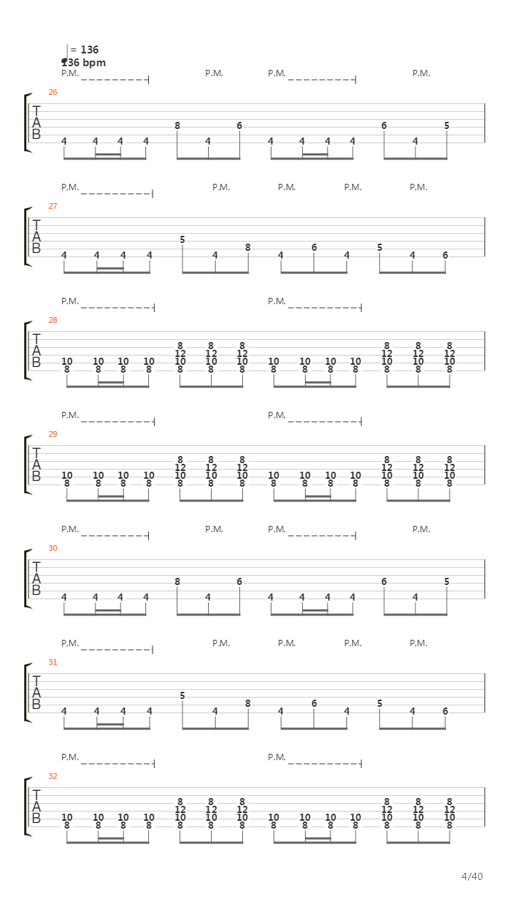 As Icicles Fall吉他谱