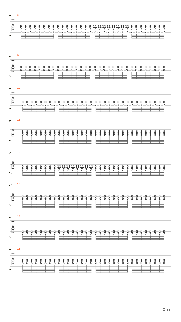 Tapestry Of The Starless Abstract吉他谱