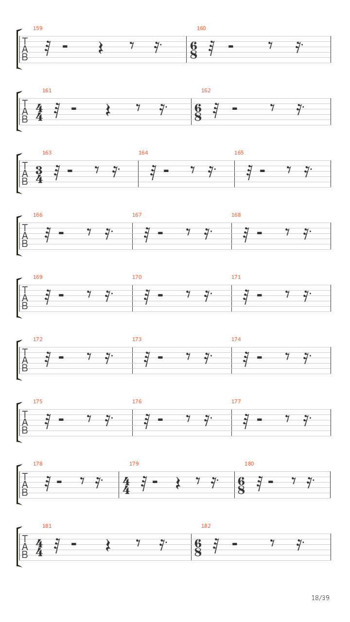 Tapestry Of The Starless Abstract吉他谱