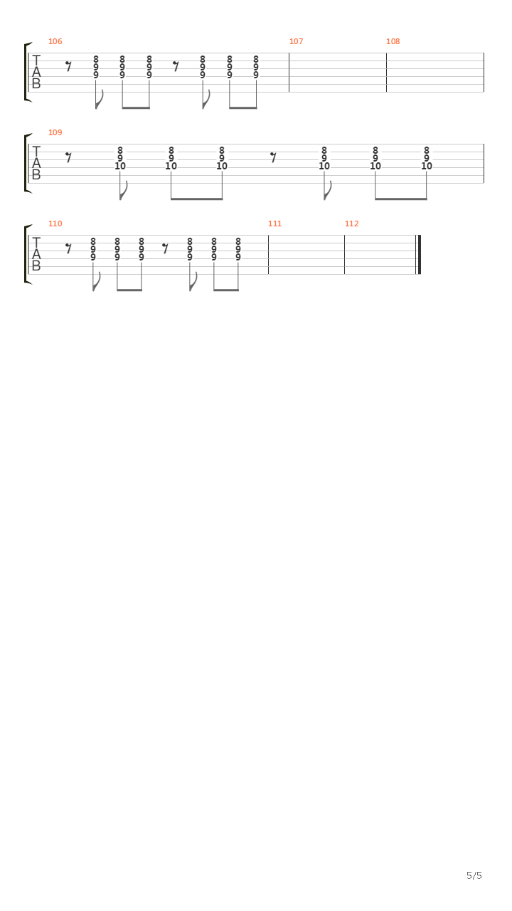 Guns Of Brixton吉他谱