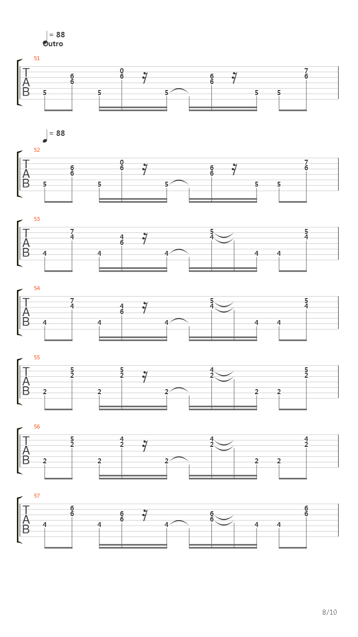 Mk Ultra吉他谱