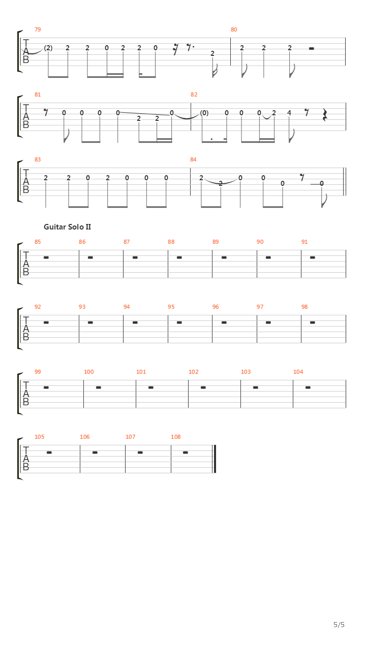 Learning To Fly吉他谱