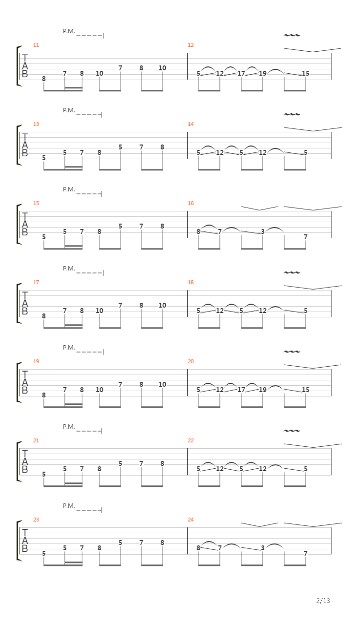 Storm吉他谱