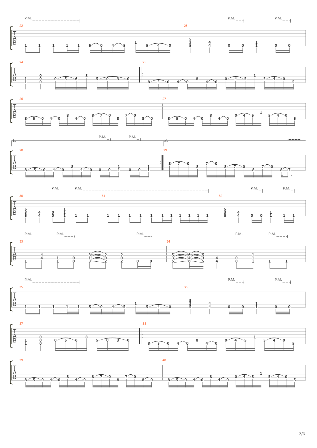 A Calculated Effort吉他谱