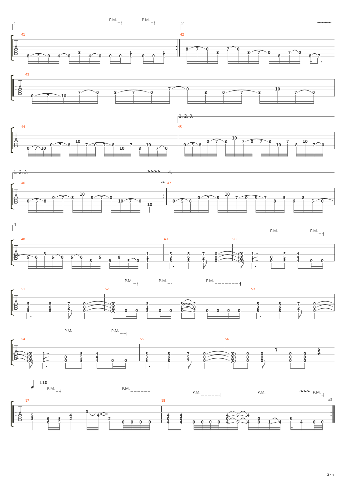 A Calculated Effort吉他谱