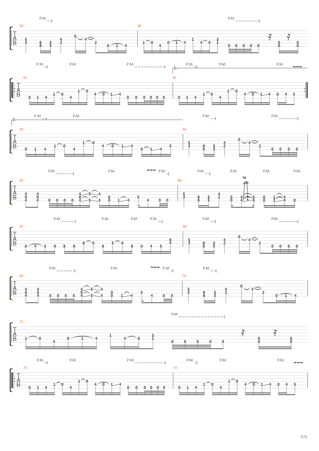 A Calculated Effort吉他谱