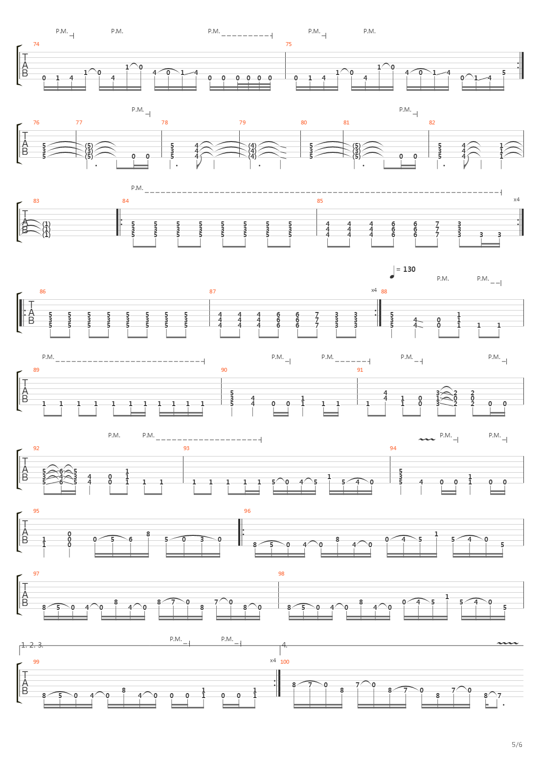 A Calculated Effort吉他谱