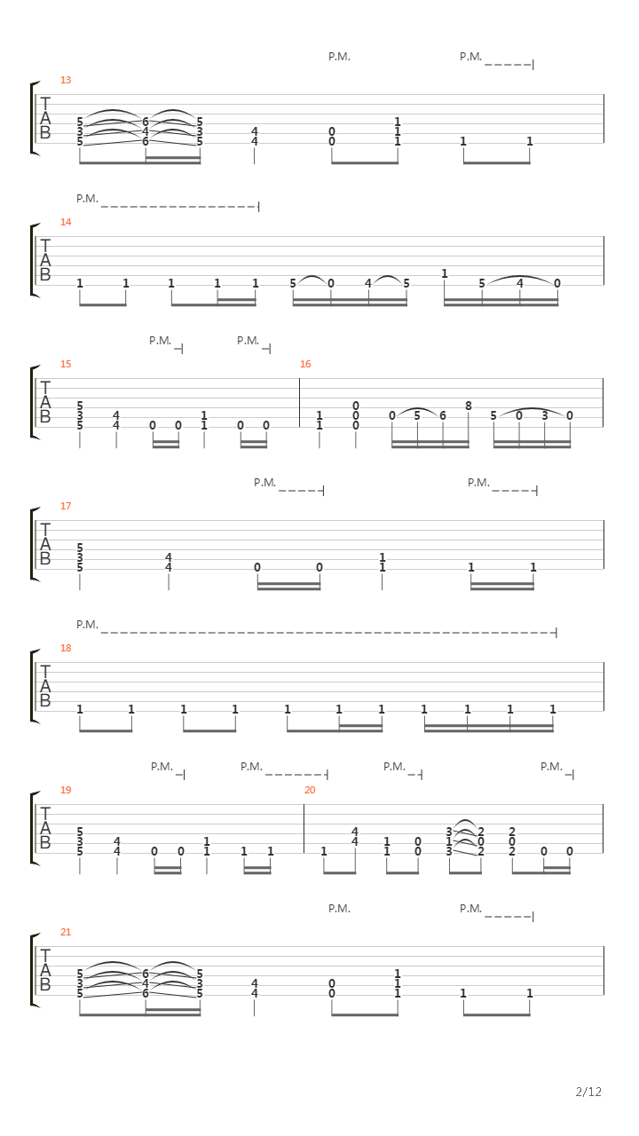 A Calculated Effort吉他谱