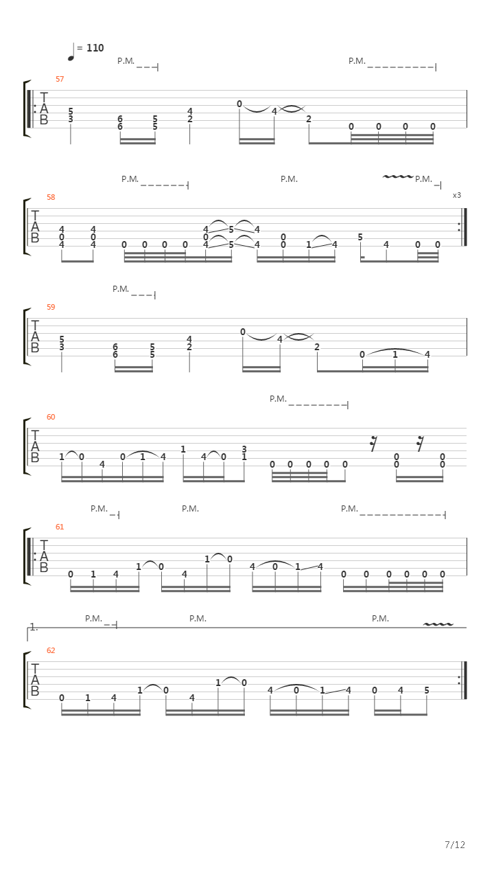 A Calculated Effort吉他谱