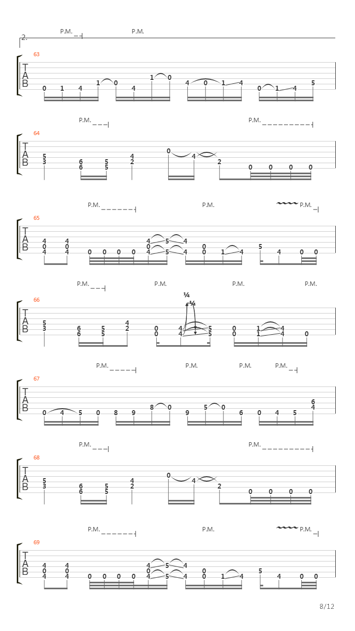 A Calculated Effort吉他谱