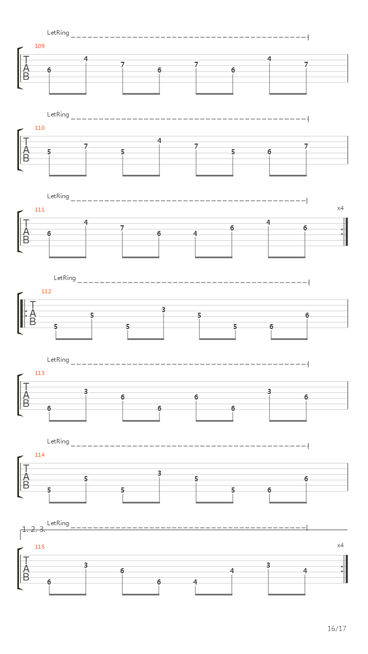 Carriers Of The Plague吉他谱