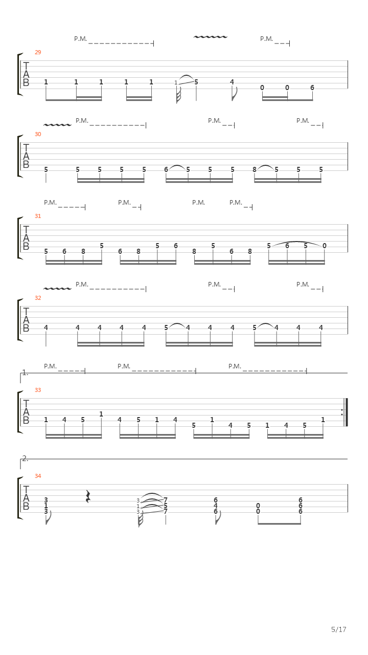 Carriers Of The Plague吉他谱