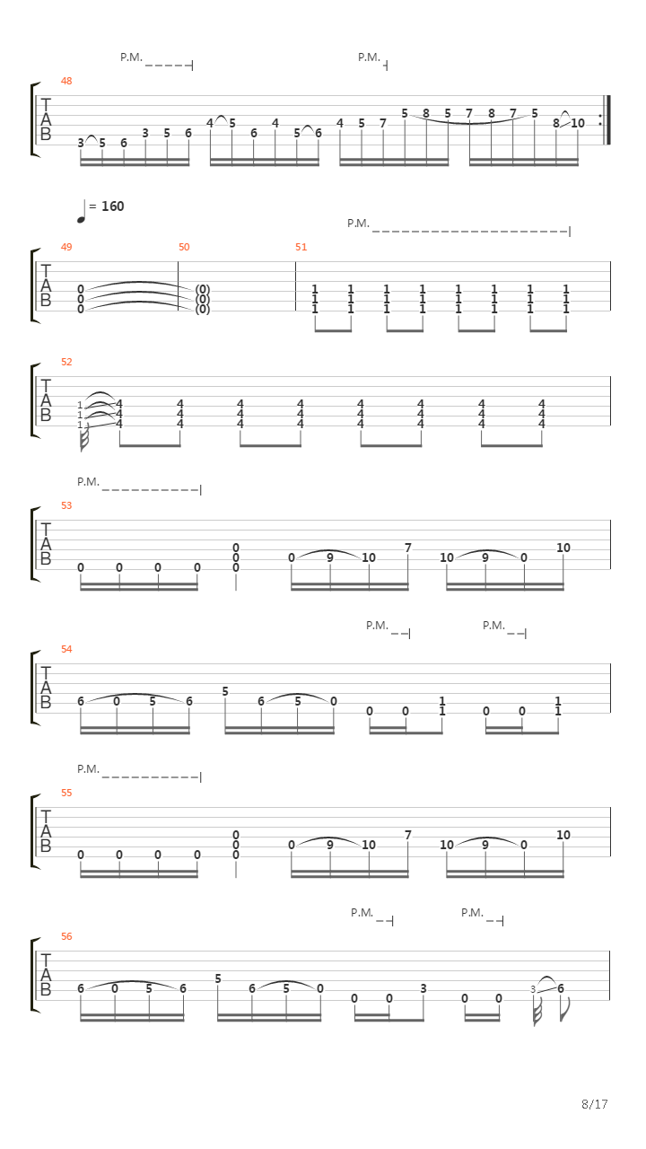 Carriers Of The Plague吉他谱