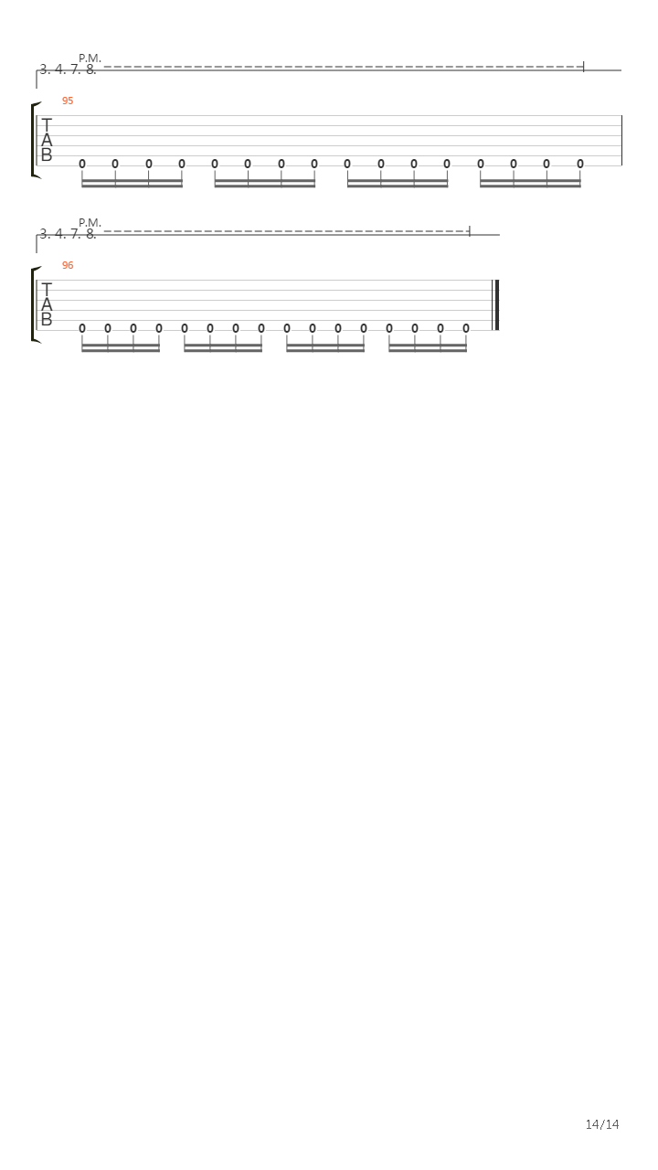 Endless Wandering吉他谱