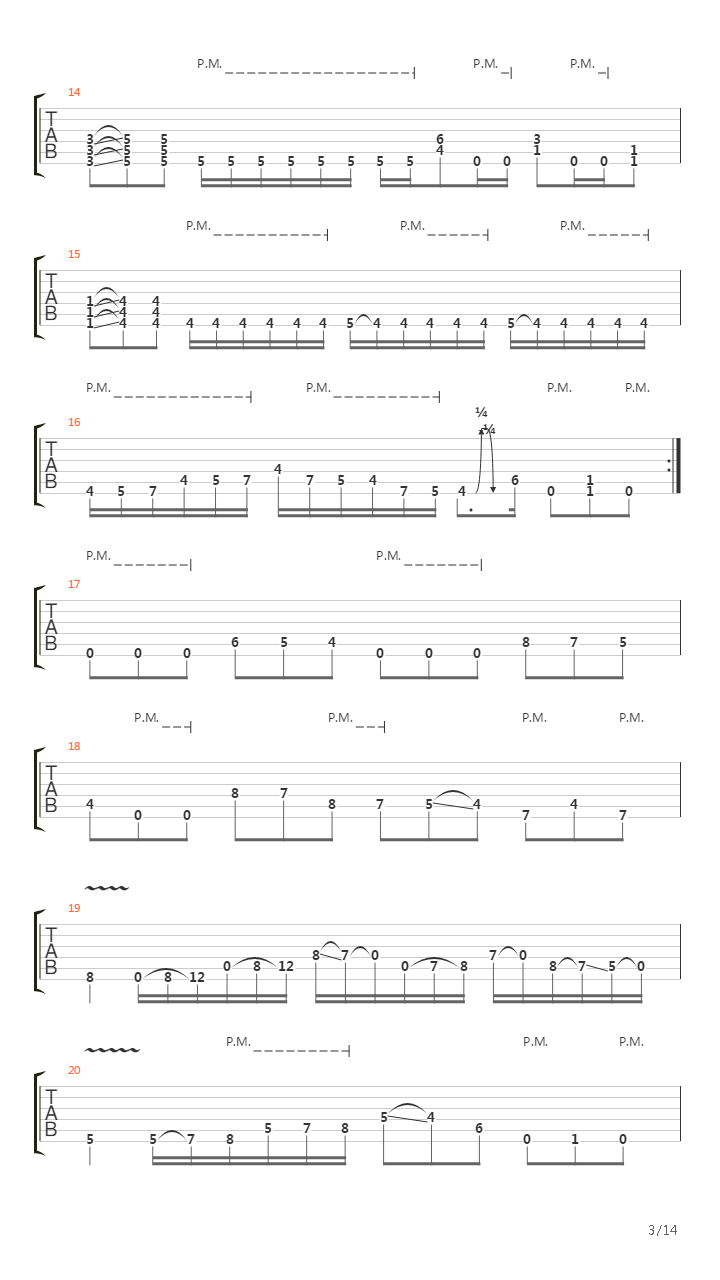 Endless Wandering吉他谱