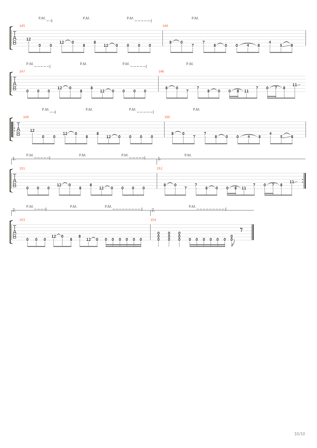 The Shifting Equilibrium吉他谱