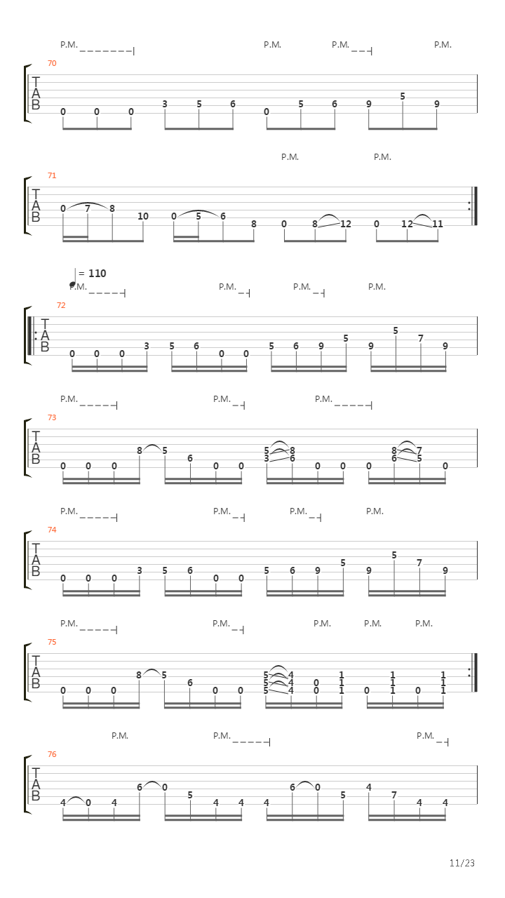 The Shifting Equilibrium吉他谱