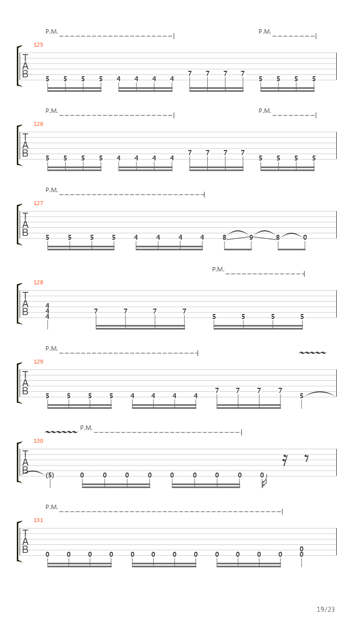 The Shifting Equilibrium吉他谱