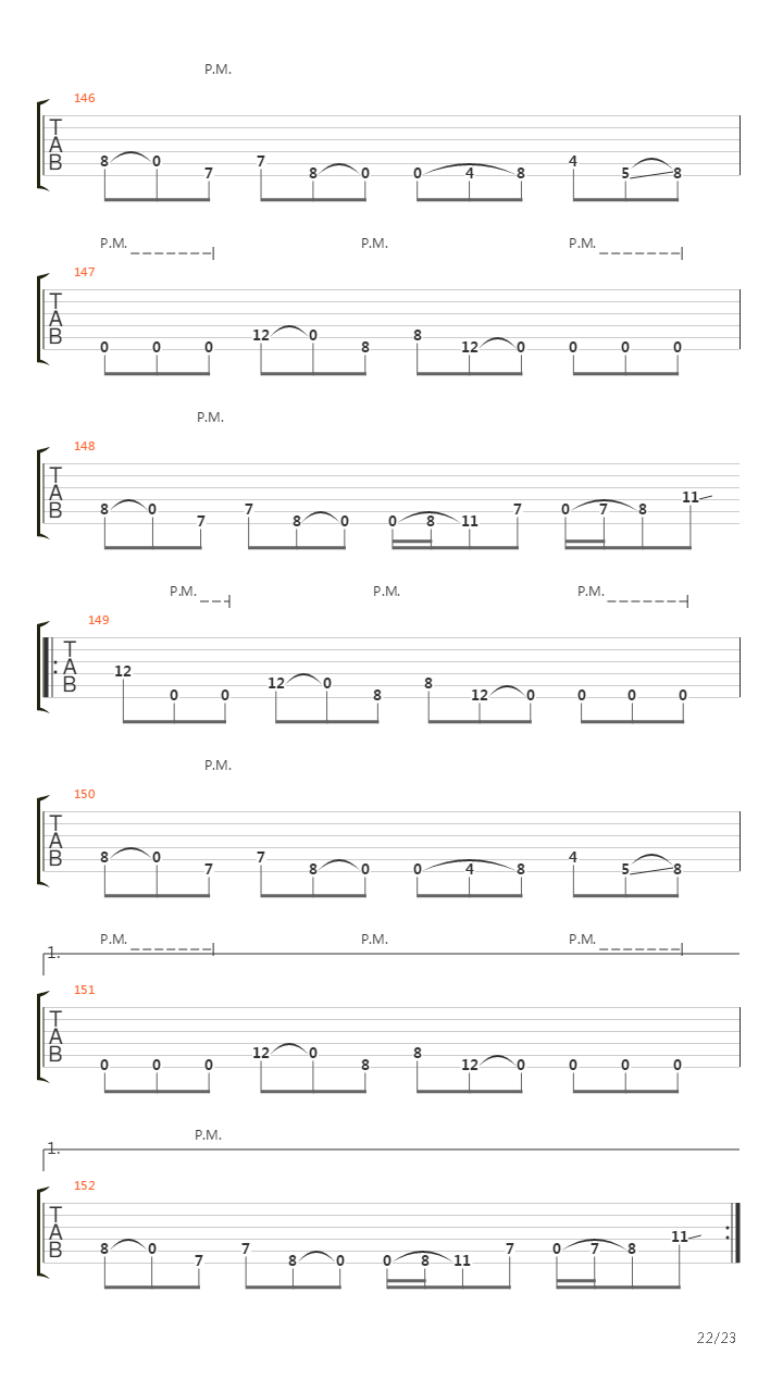The Shifting Equilibrium吉他谱