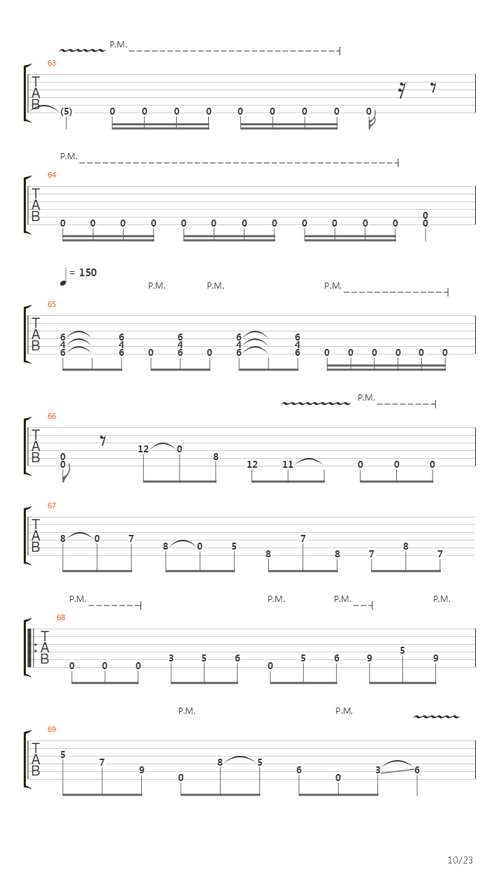 The Shifting Equilibrium吉他谱