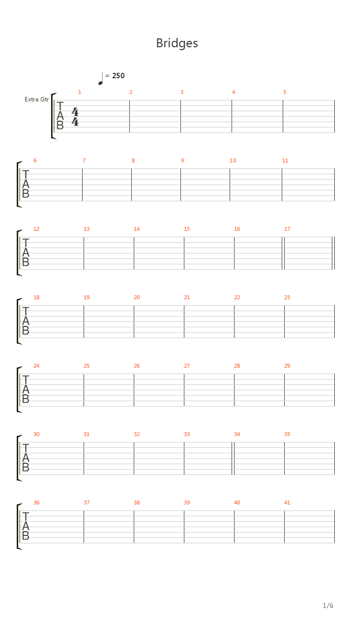 Bridges吉他谱