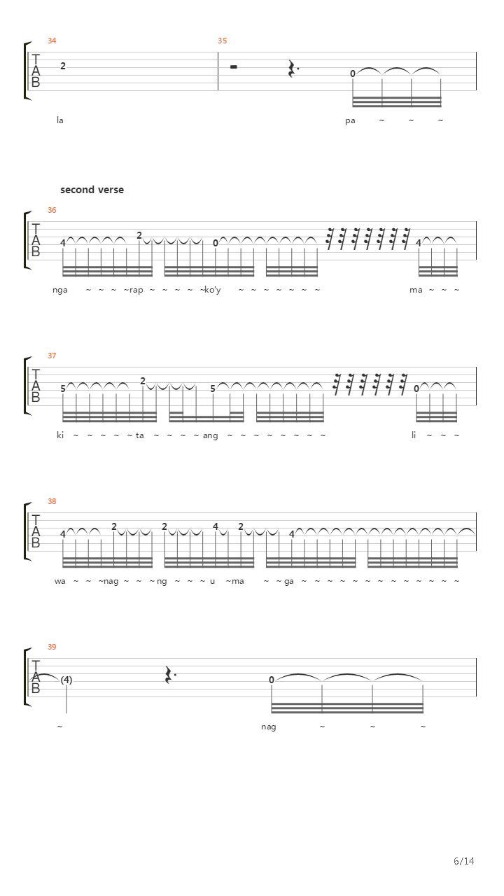 Himala吉他谱