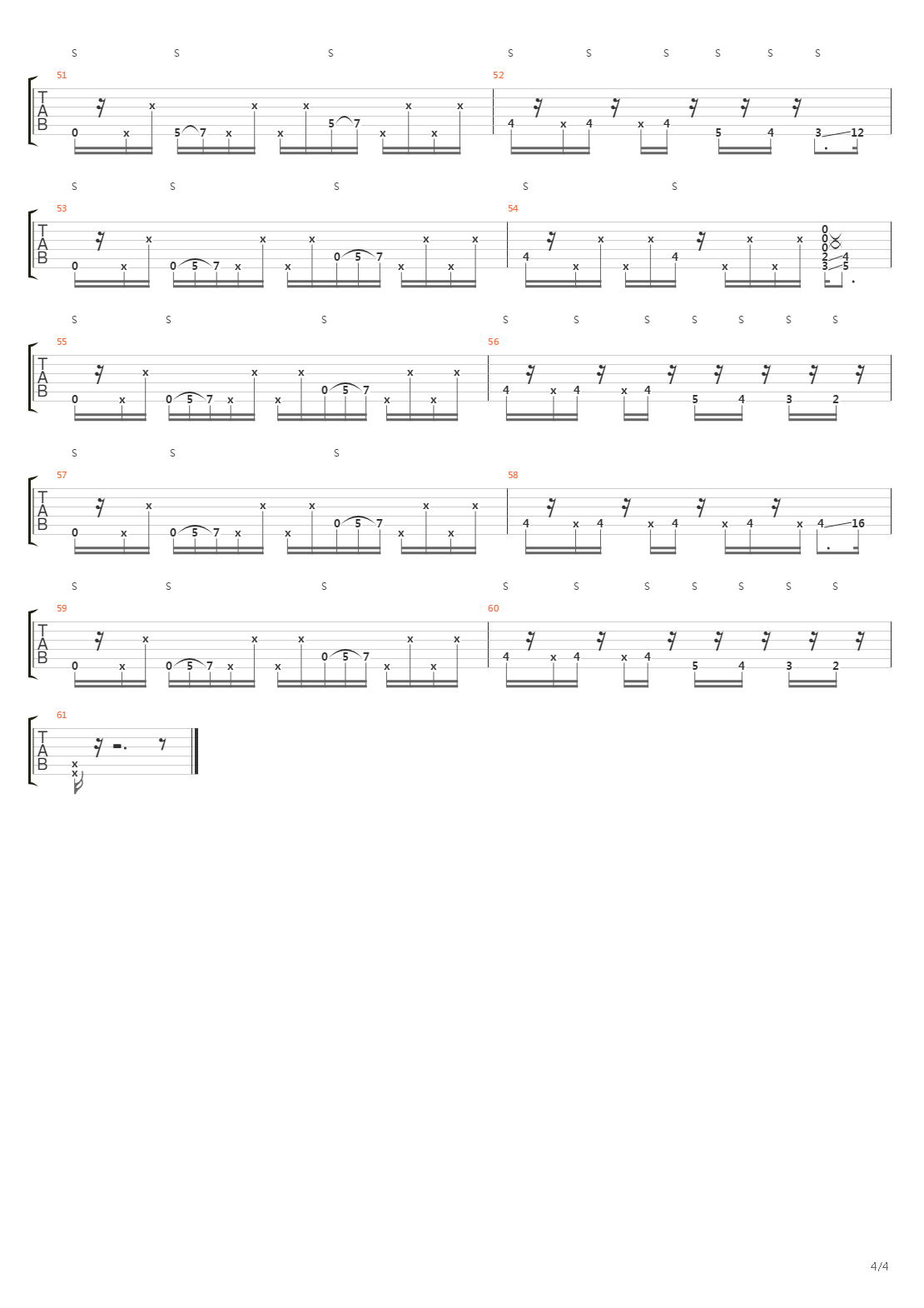 Trouz吉他谱