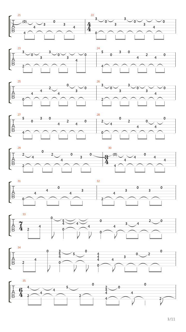 Limelight吉他谱