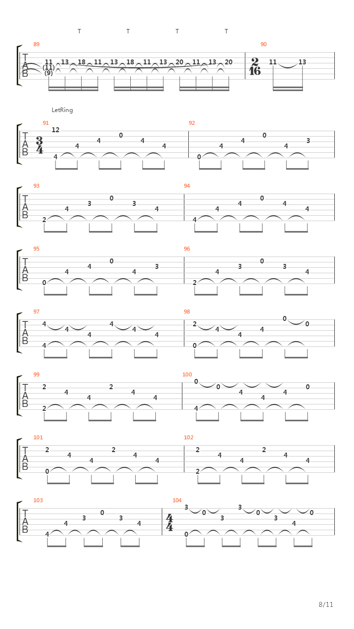 Limelight吉他谱