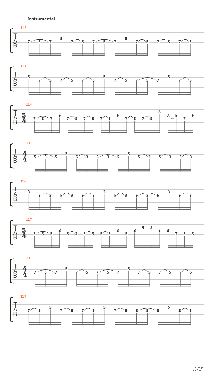 Fall In Line吉他谱
