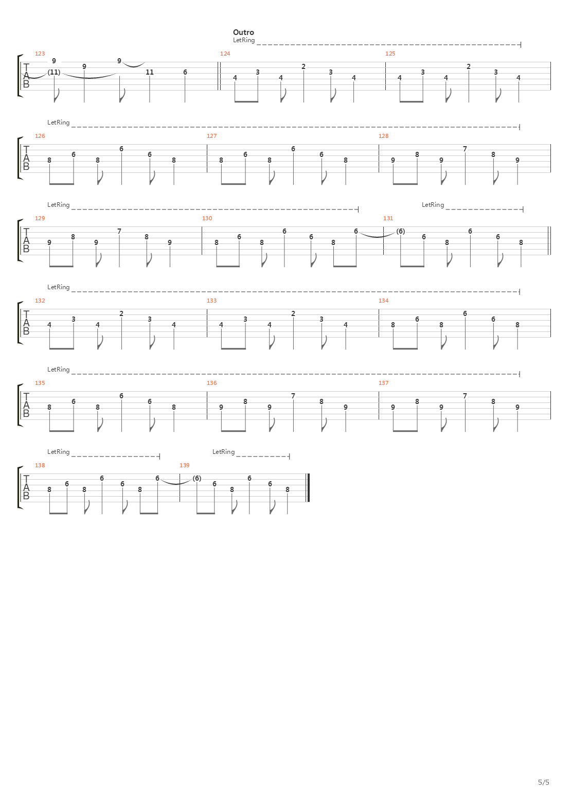 Naufrago吉他谱
