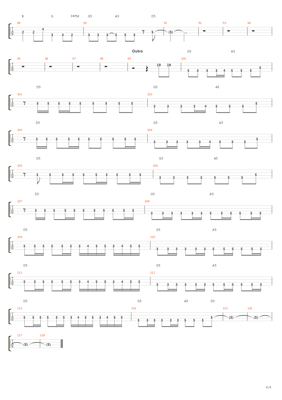 The Way It Is吉他谱