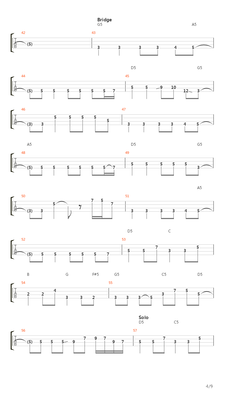 The Way It Is吉他谱