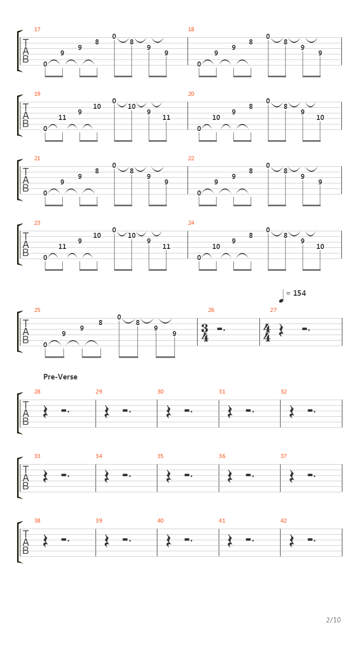 Throne Of Thorns吉他谱