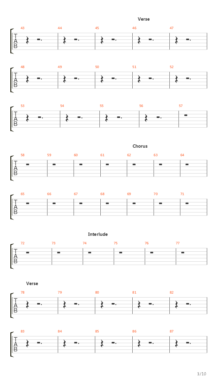 Throne Of Thorns吉他谱