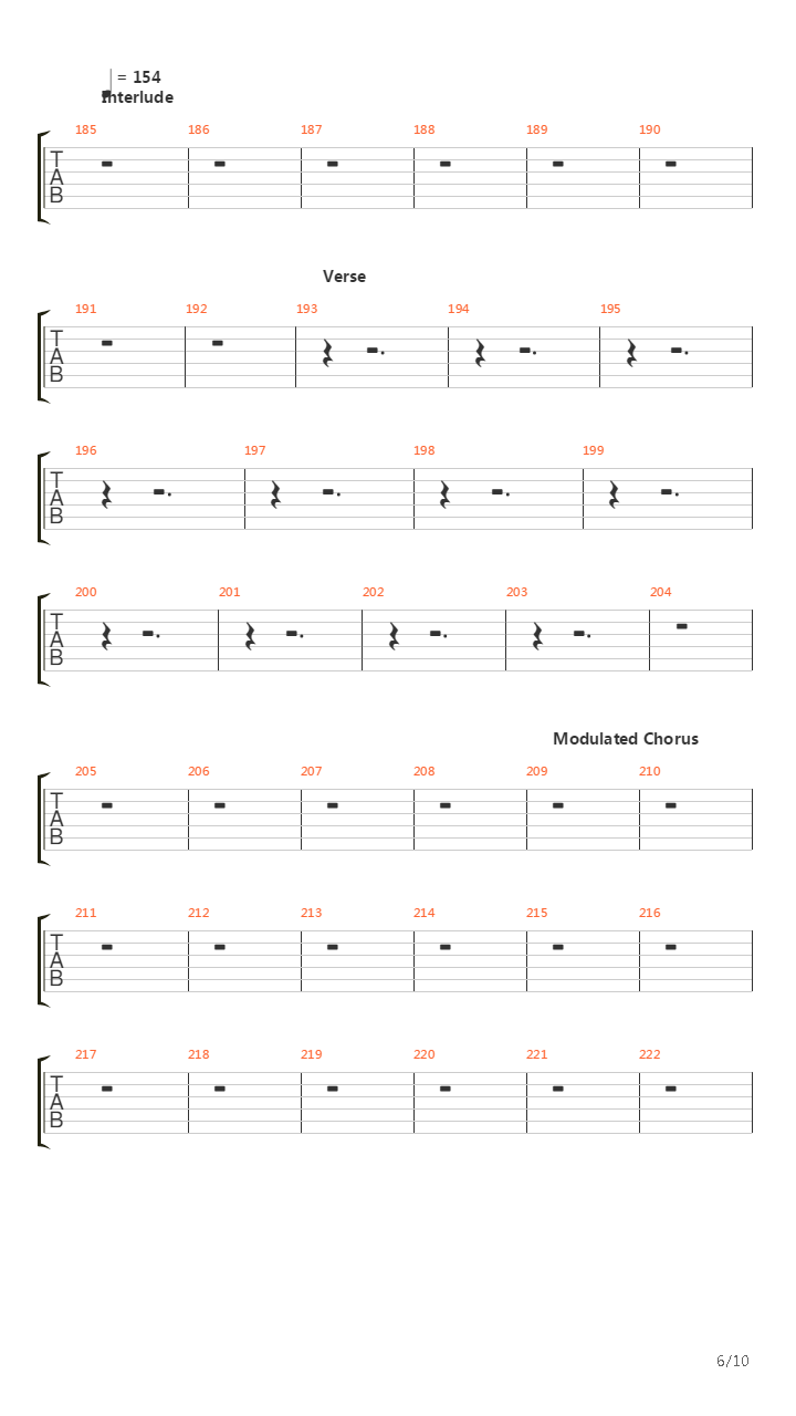 Throne Of Thorns吉他谱