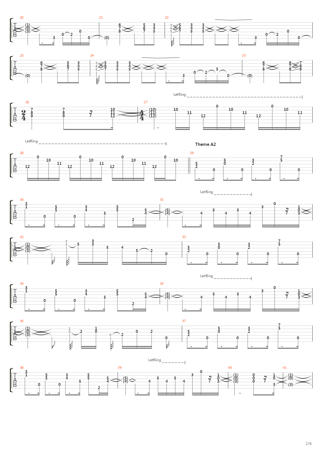 Flatlands吉他谱