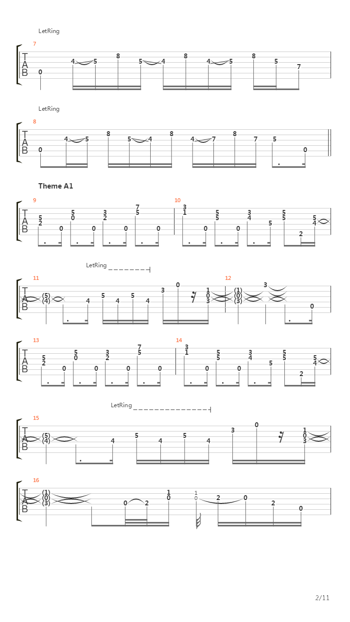 Flatlands吉他谱