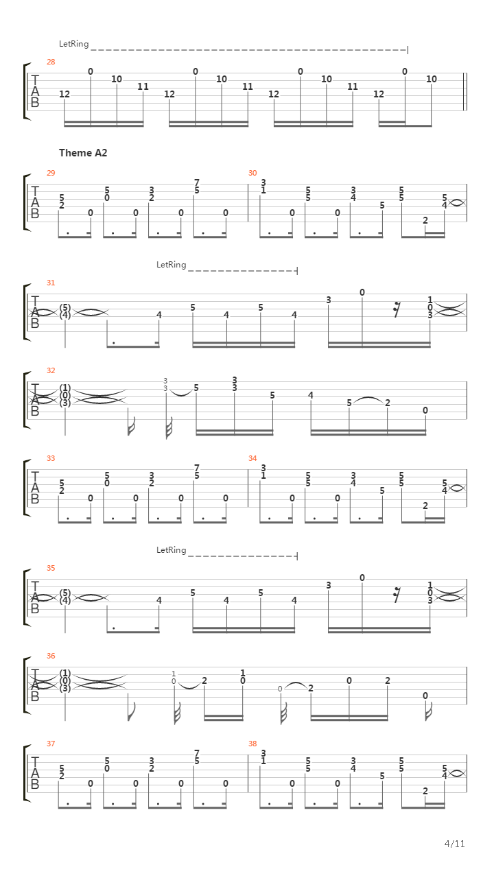 Flatlands吉他谱