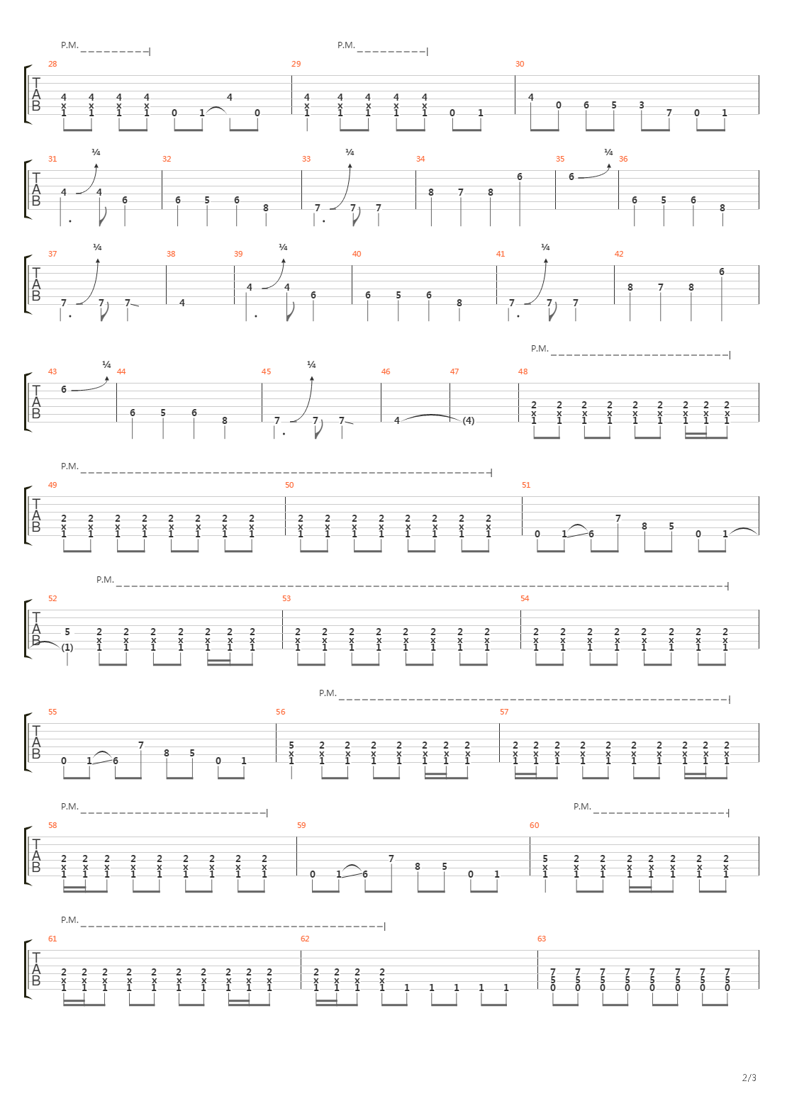 Lock And Load吉他谱