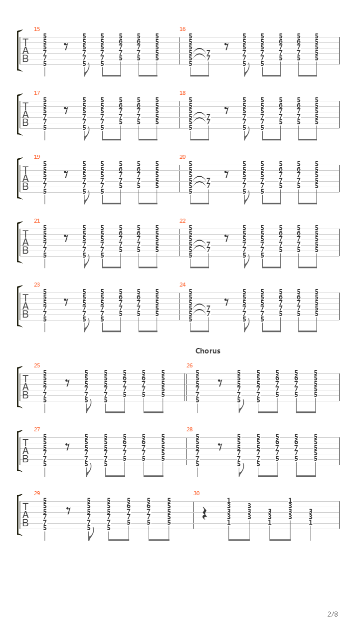 The Seed 20吉他谱