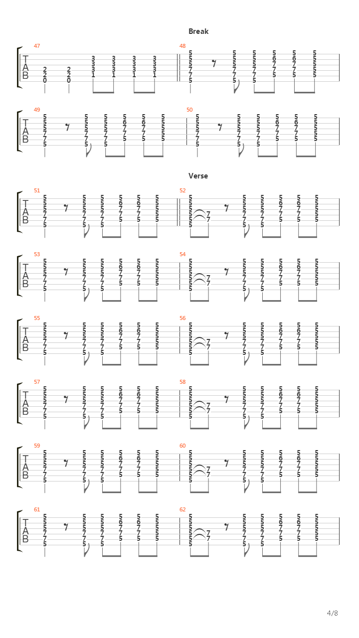 The Seed 20吉他谱