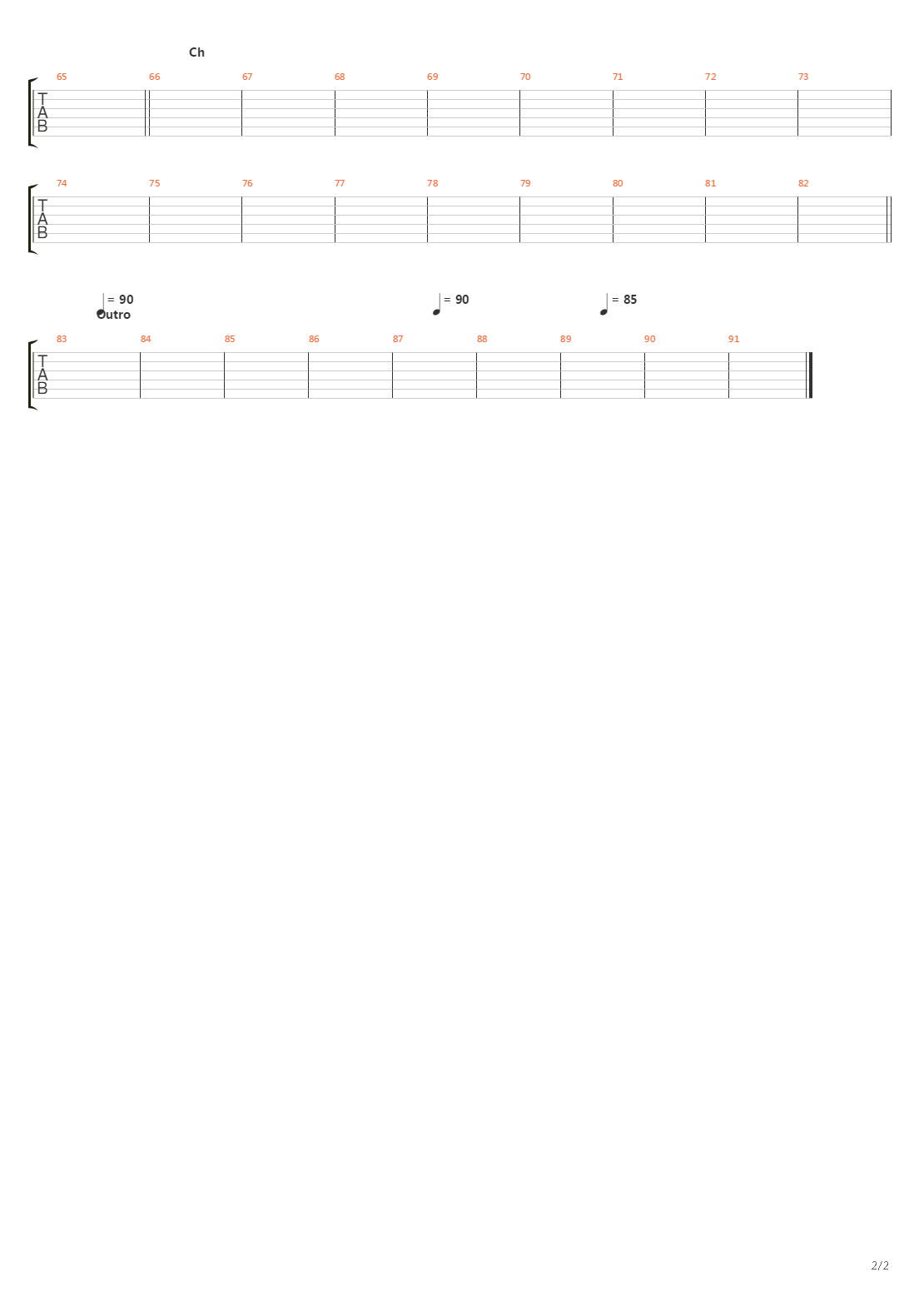 Highlow吉他谱
