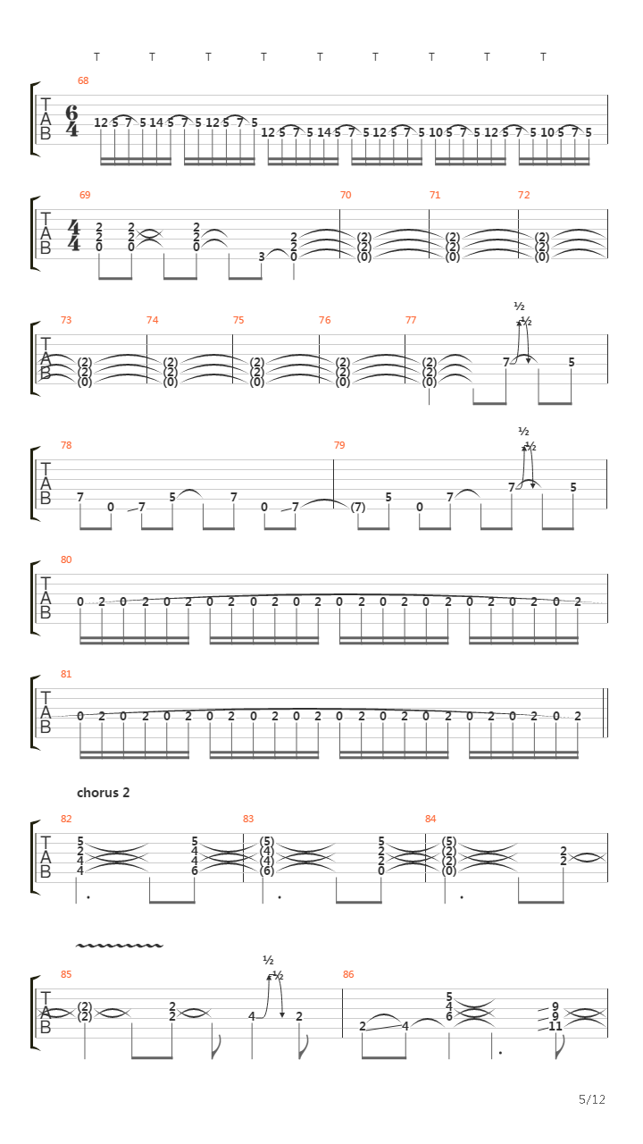 Elevate吉他谱