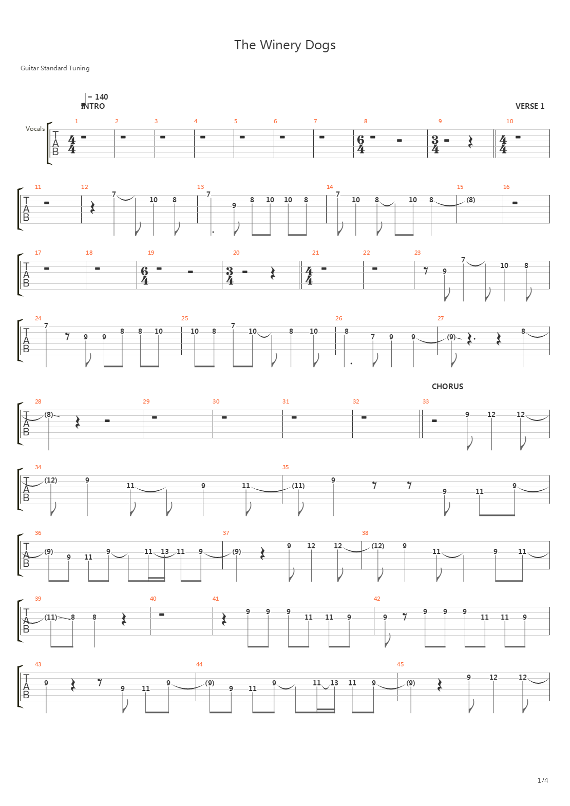 Elevate吉他谱