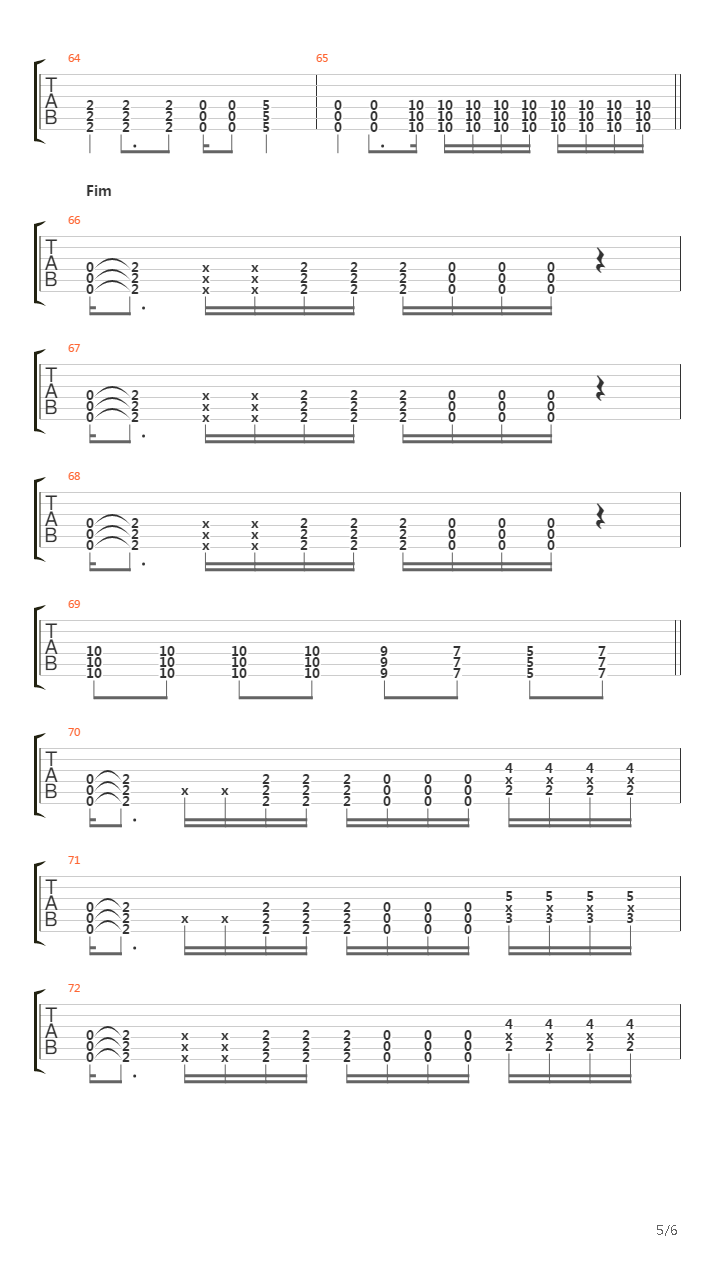 Step To Me吉他谱